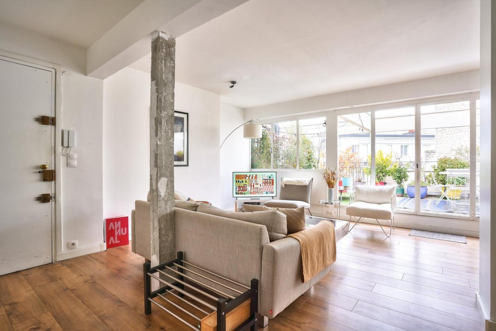 Guestready - Apt Confortable Avec Terrasse Au 18E باريس المظهر الخارجي الصورة