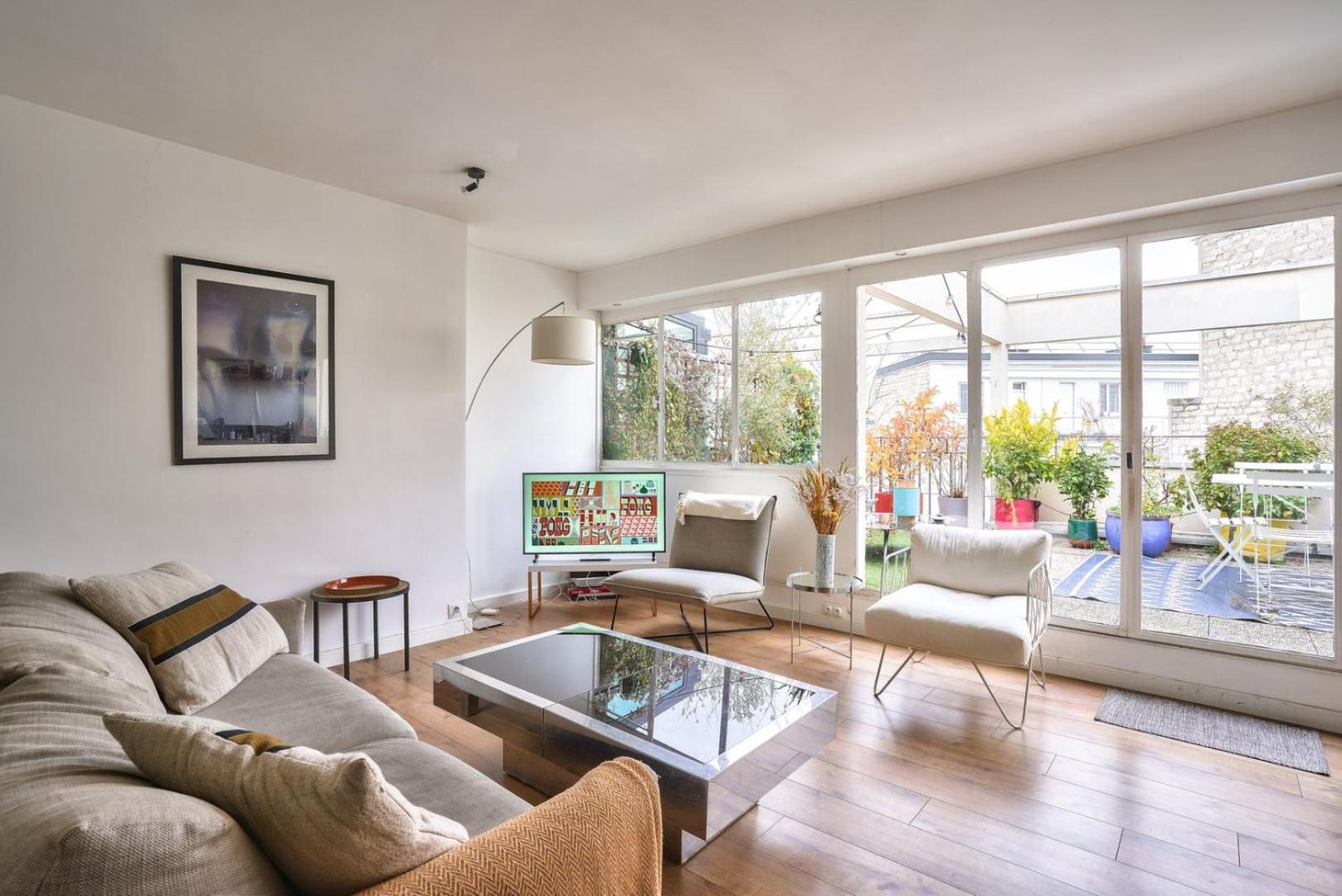 Guestready - Apt Confortable Avec Terrasse Au 18E باريس المظهر الخارجي الصورة
